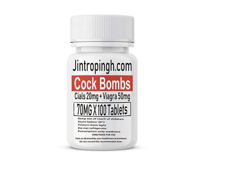 Cock Bombs Cials 20mg + Viagra 50mg , 70mg 100 tablets